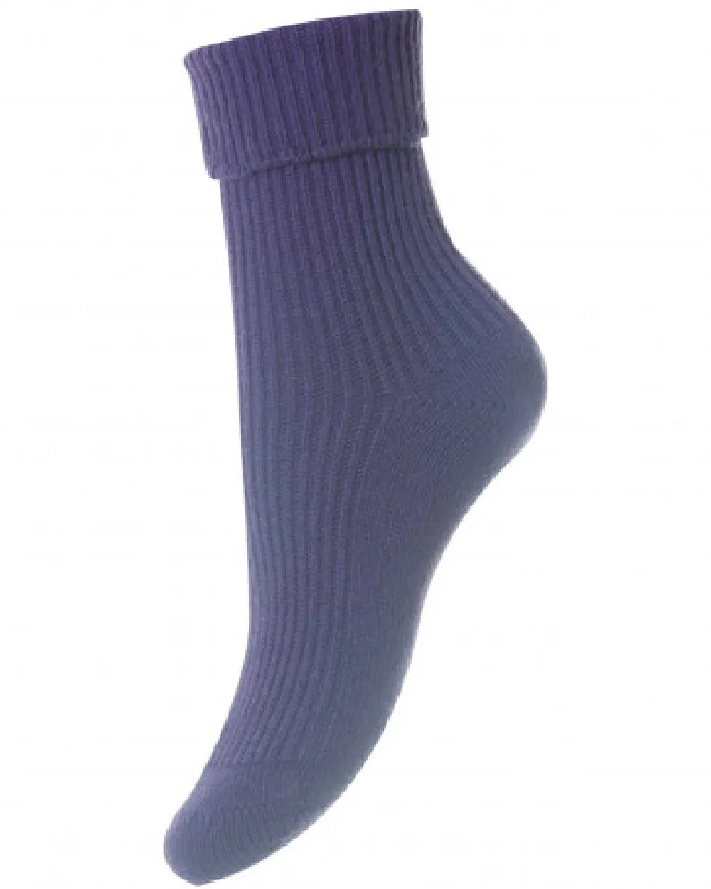 HJ Hall Cashmere Blend Turn Over Top Socks