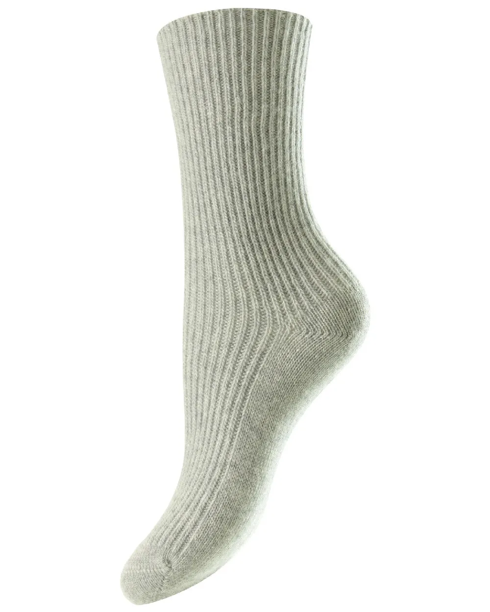 HJ Hall Cashmere Blend Turn Over Top Socks