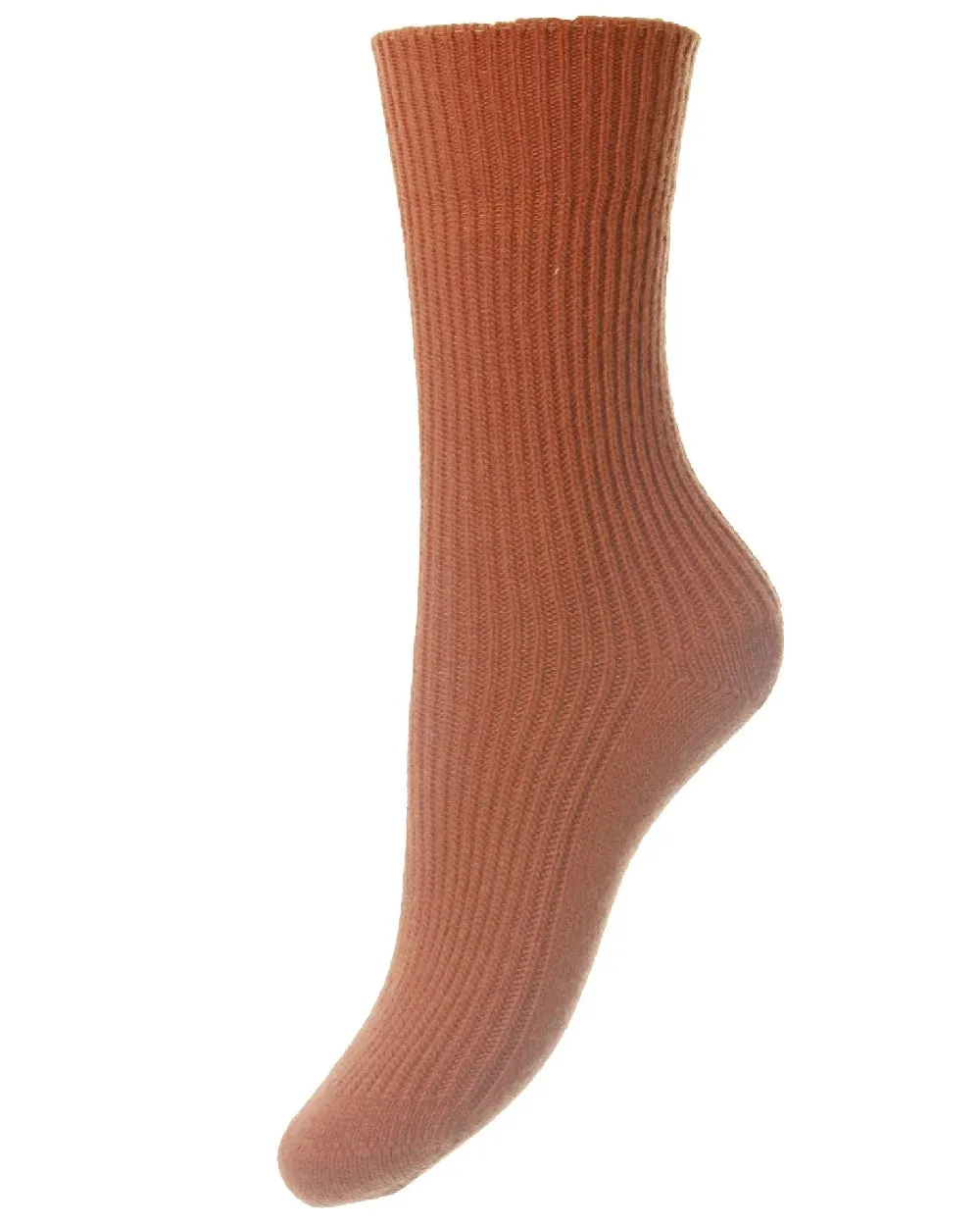 HJ Hall Cashmere Blend Turn Over Top Socks