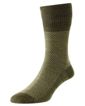 HJ Hall Jacquard Wool Softop Socks