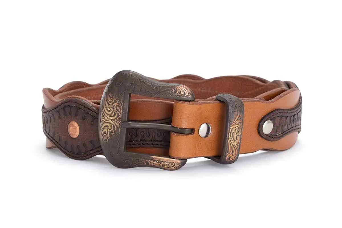 Leather Brumby Belt