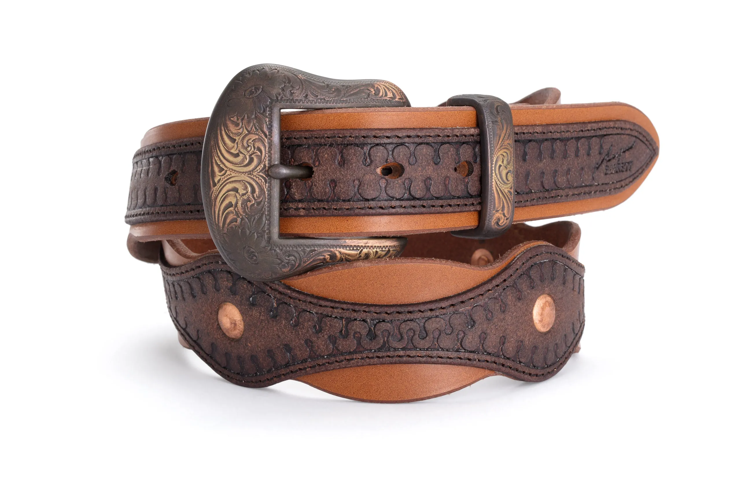 Leather Brumby Belt