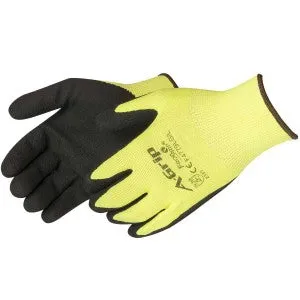 Liberty-A-GRIP® - PREMIUM TEXTURED BLACK FOAM LATEX PALM COATED SEAMLESS GLOVE