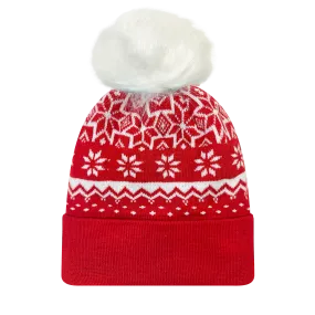 LOLA Lola Grand Faux Fur Pom Beanies