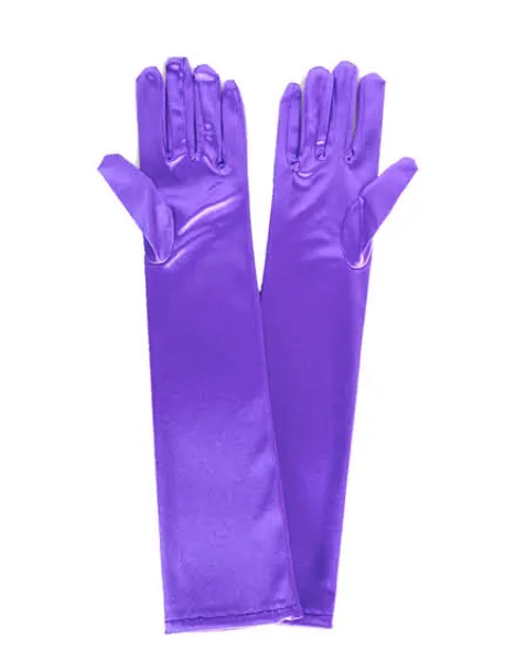 Long Satin Gloves - All Colors