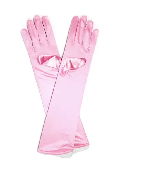 Long Satin Gloves - All Colors