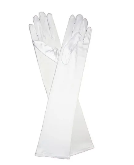 Long Satin Gloves - All Colors