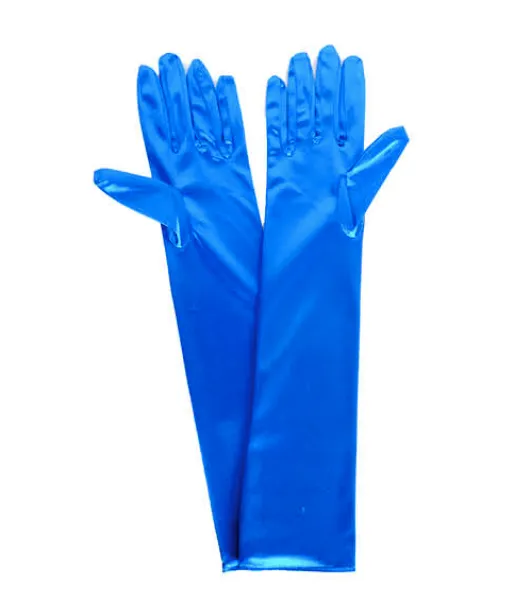 Long Satin Gloves - All Colors