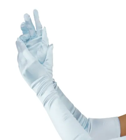 Long Satin Gloves - All Colors