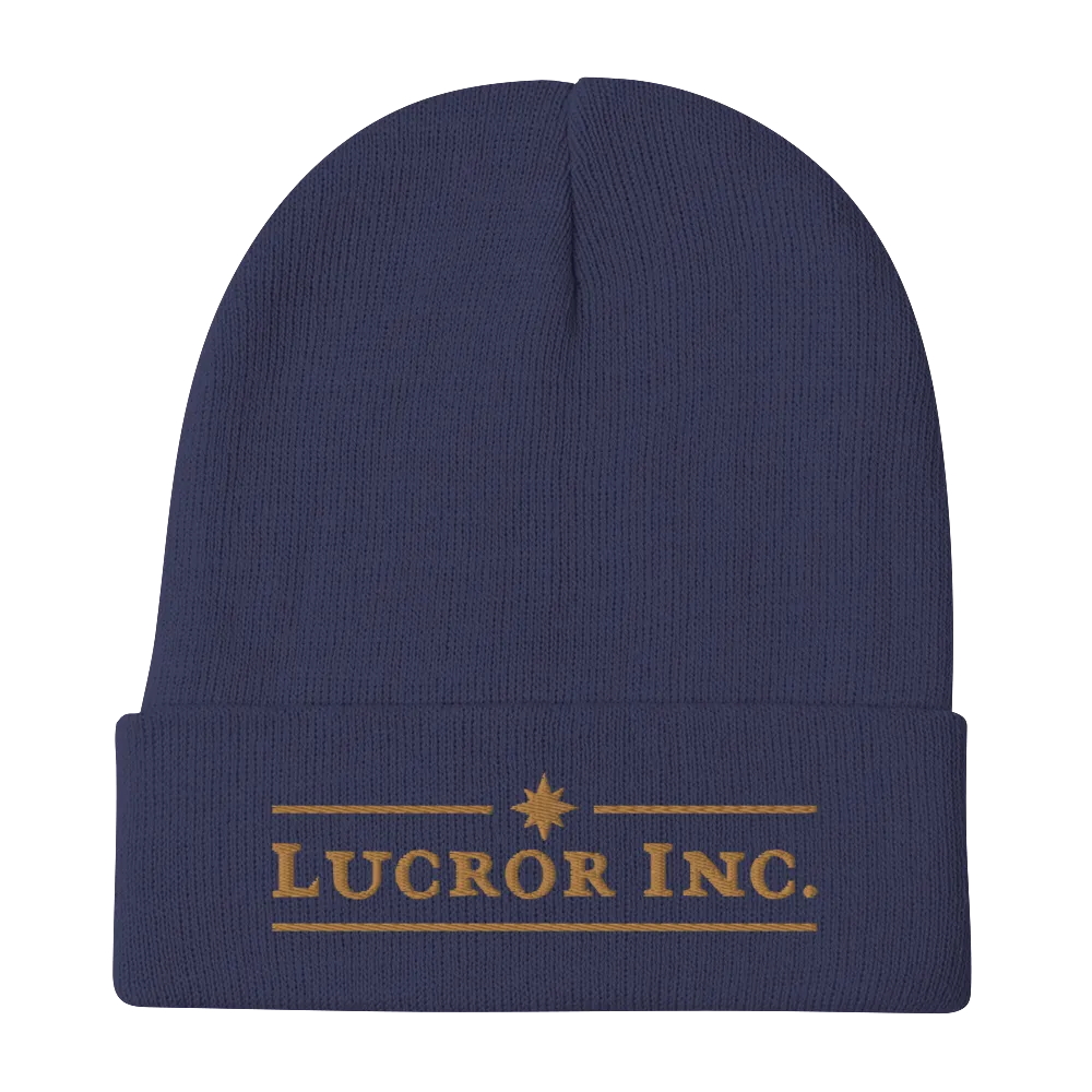 Lucror Inc, Embroidered Beanie