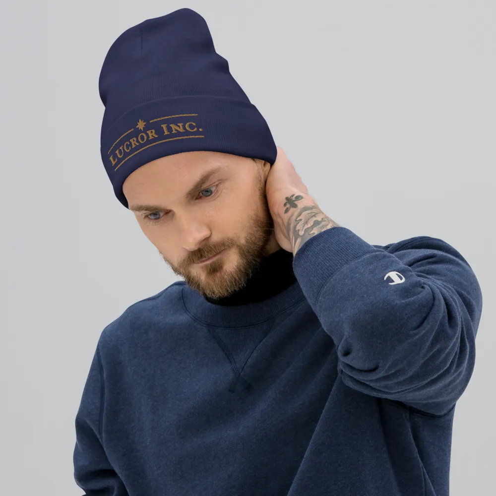 Lucror Inc, Embroidered Beanie