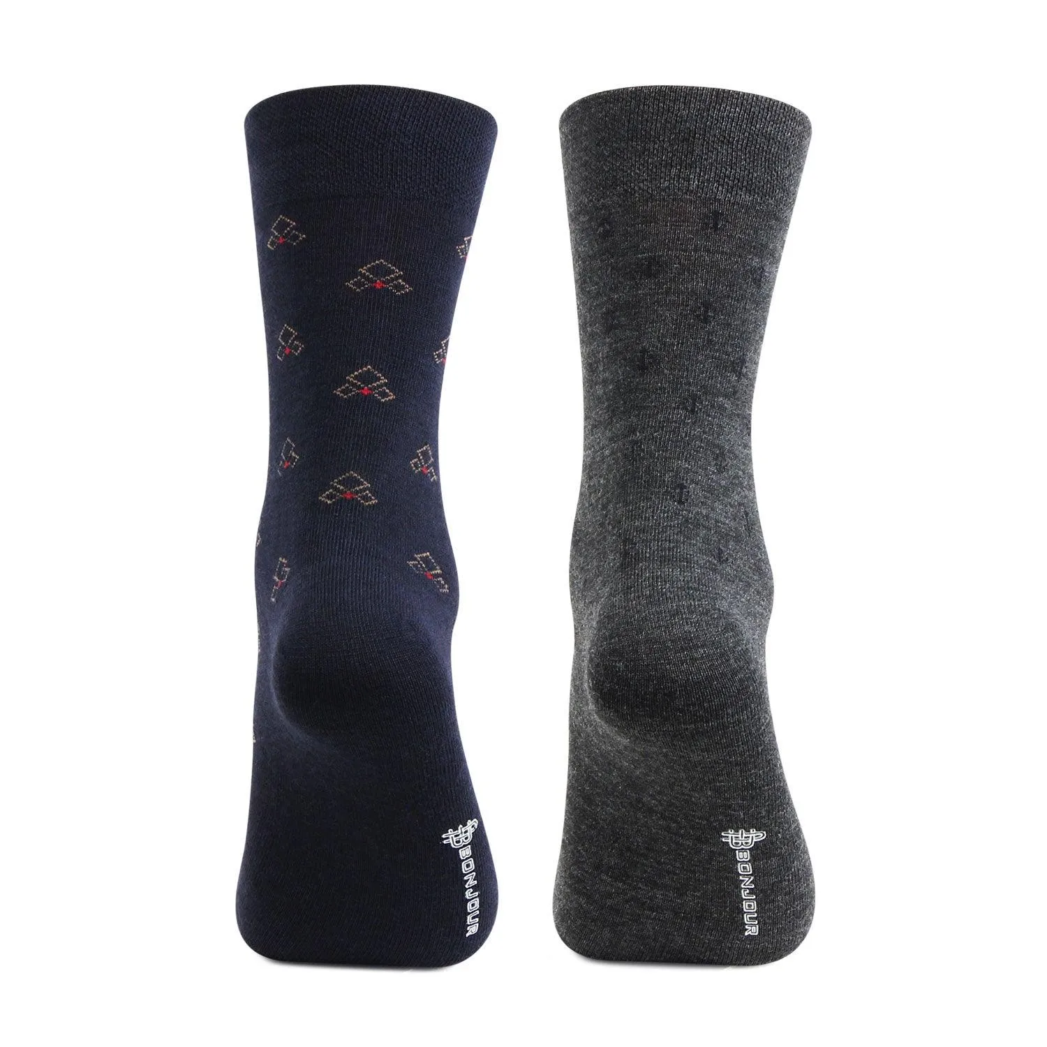 Men  Woolen Formal Business/ Office Socks - Pack Of 2