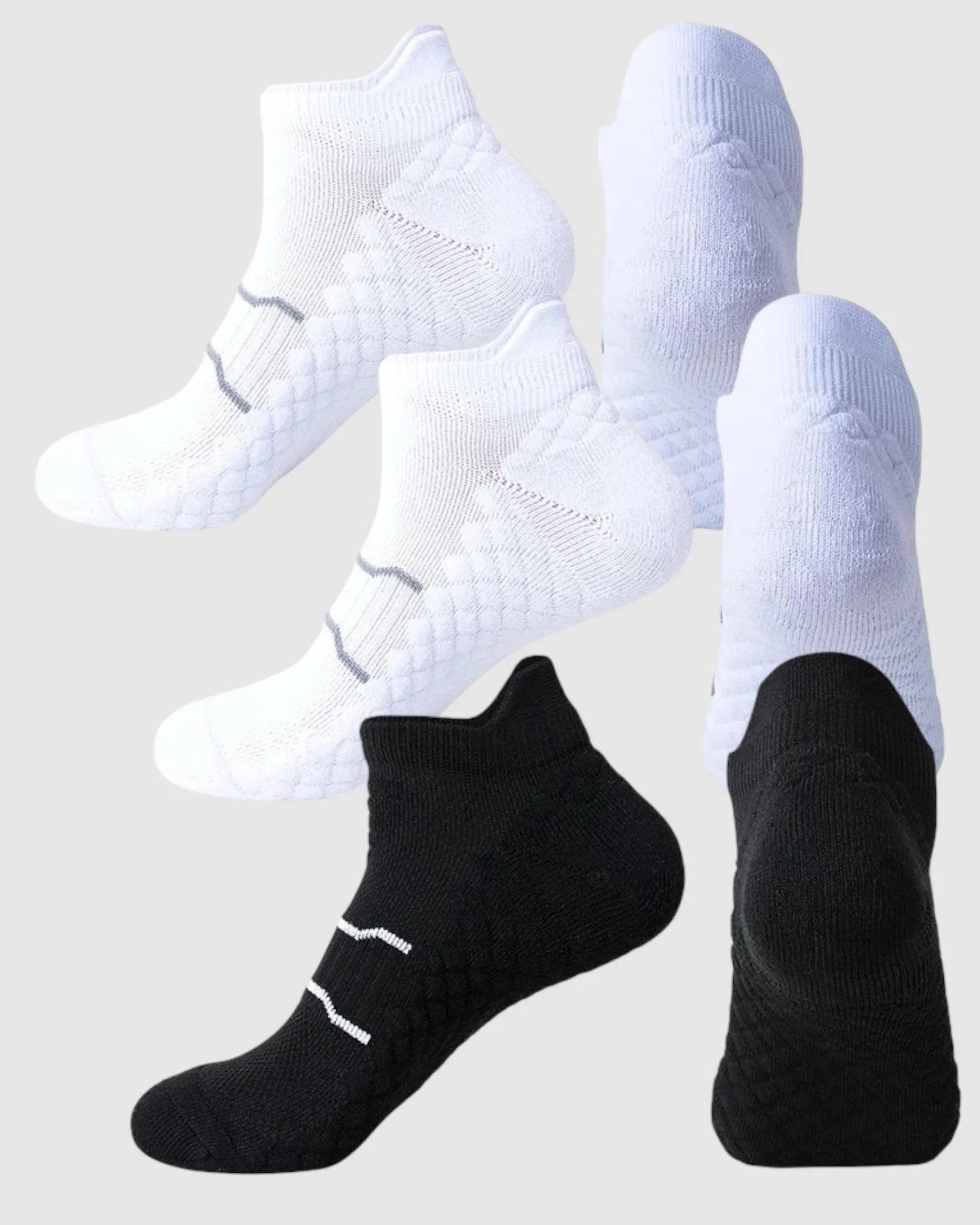 Men's High Impact Cushion Support Sport Sock- (3 Pack)