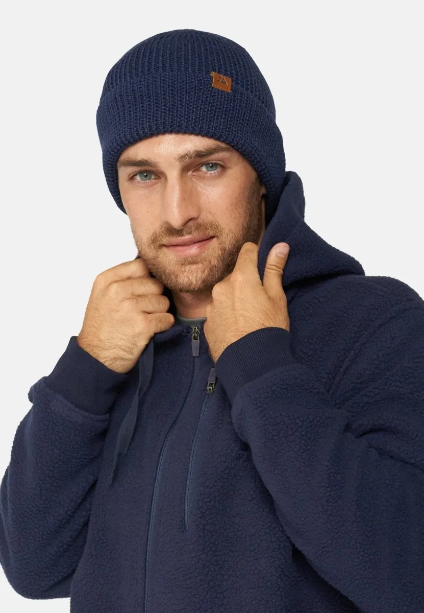 MERINO BEANIE WITH POLAR FLEECE