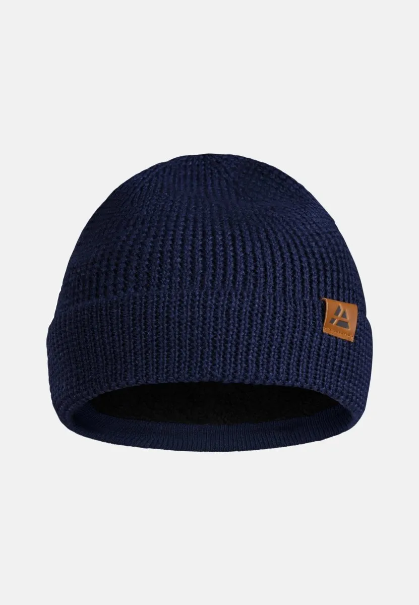 MERINO BEANIE WITH POLAR FLEECE