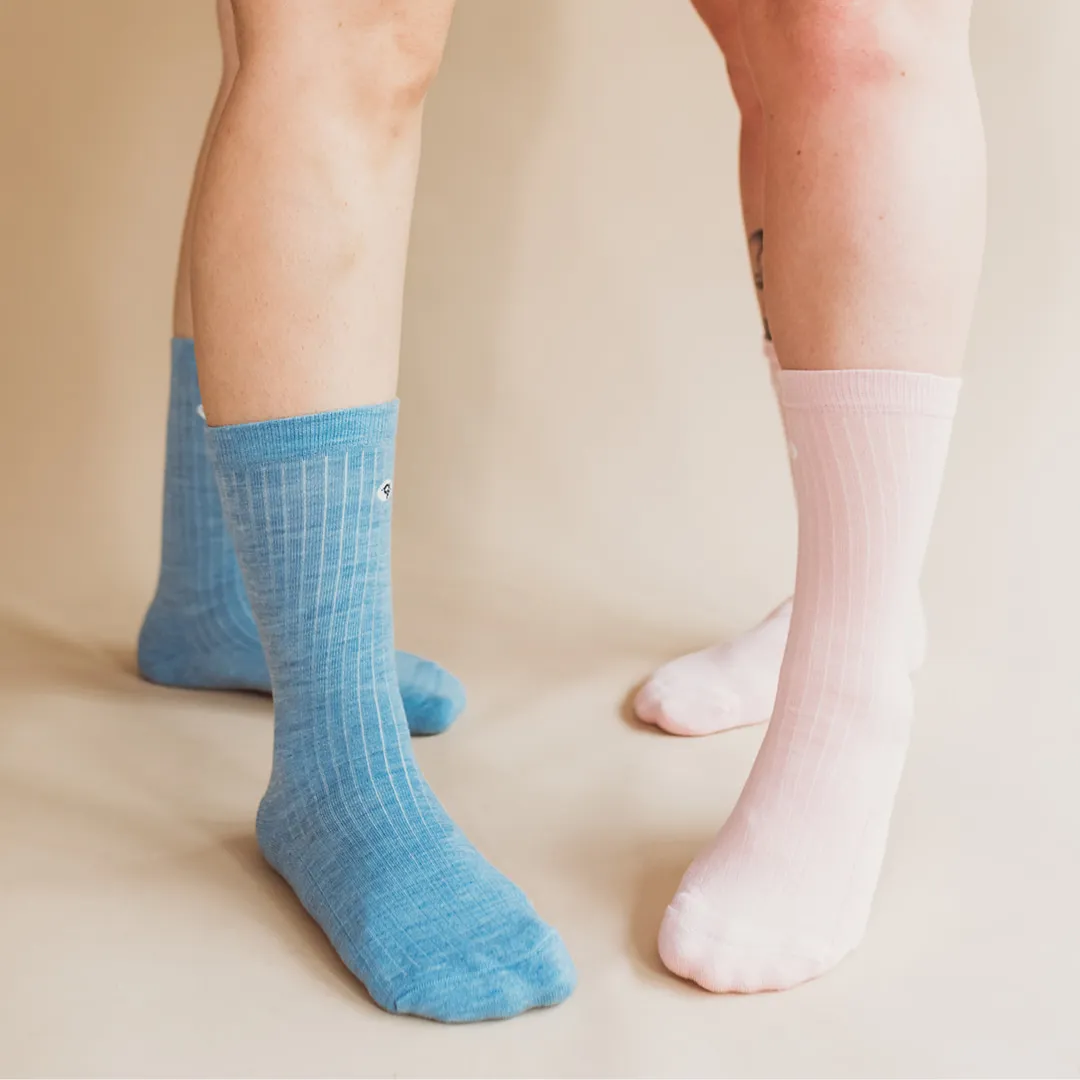 Merino Wool - Cotton Midweight Adult Socks Multipack