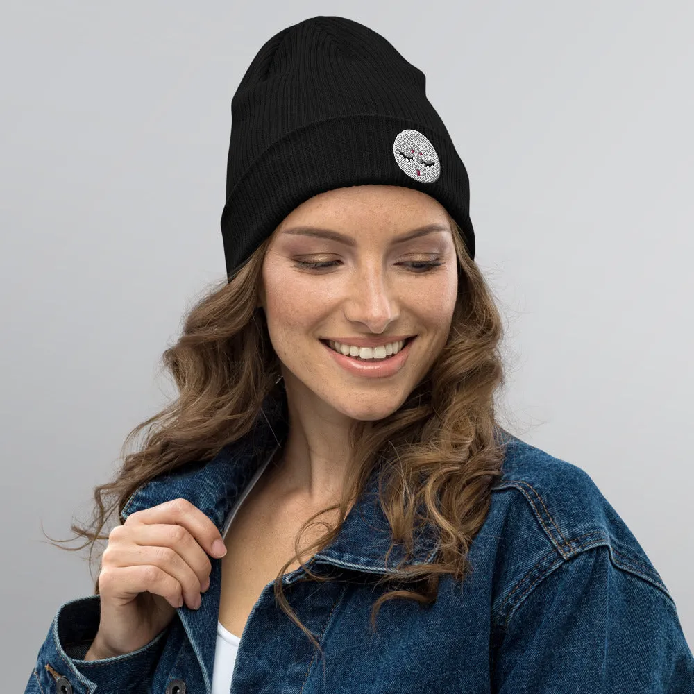 mscupcakes Organic ribbed beanie