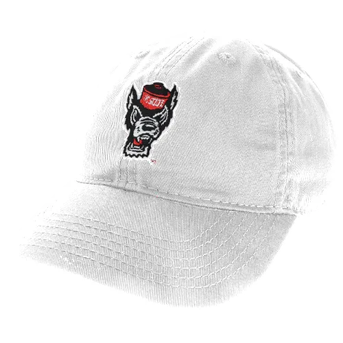 NC State Wolfpack White Relaxed Twill Toddler Hat