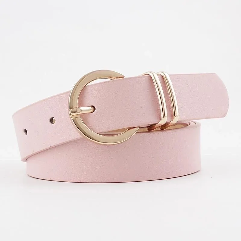 New Women's Decorative Jeans Belt Wild Fashion Pin Buckle Simple Pants Belt