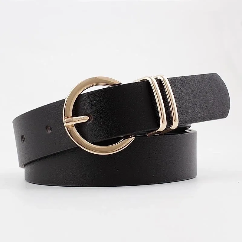 New Women's Decorative Jeans Belt Wild Fashion Pin Buckle Simple Pants Belt