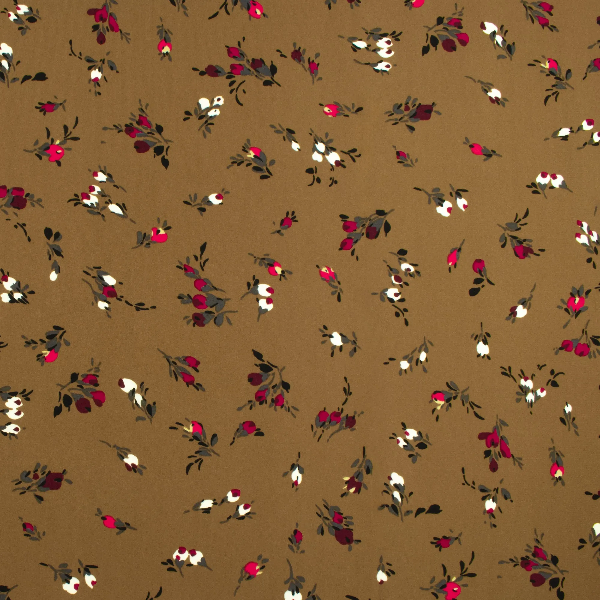 Novelty Polyester Print - 338 - Brown