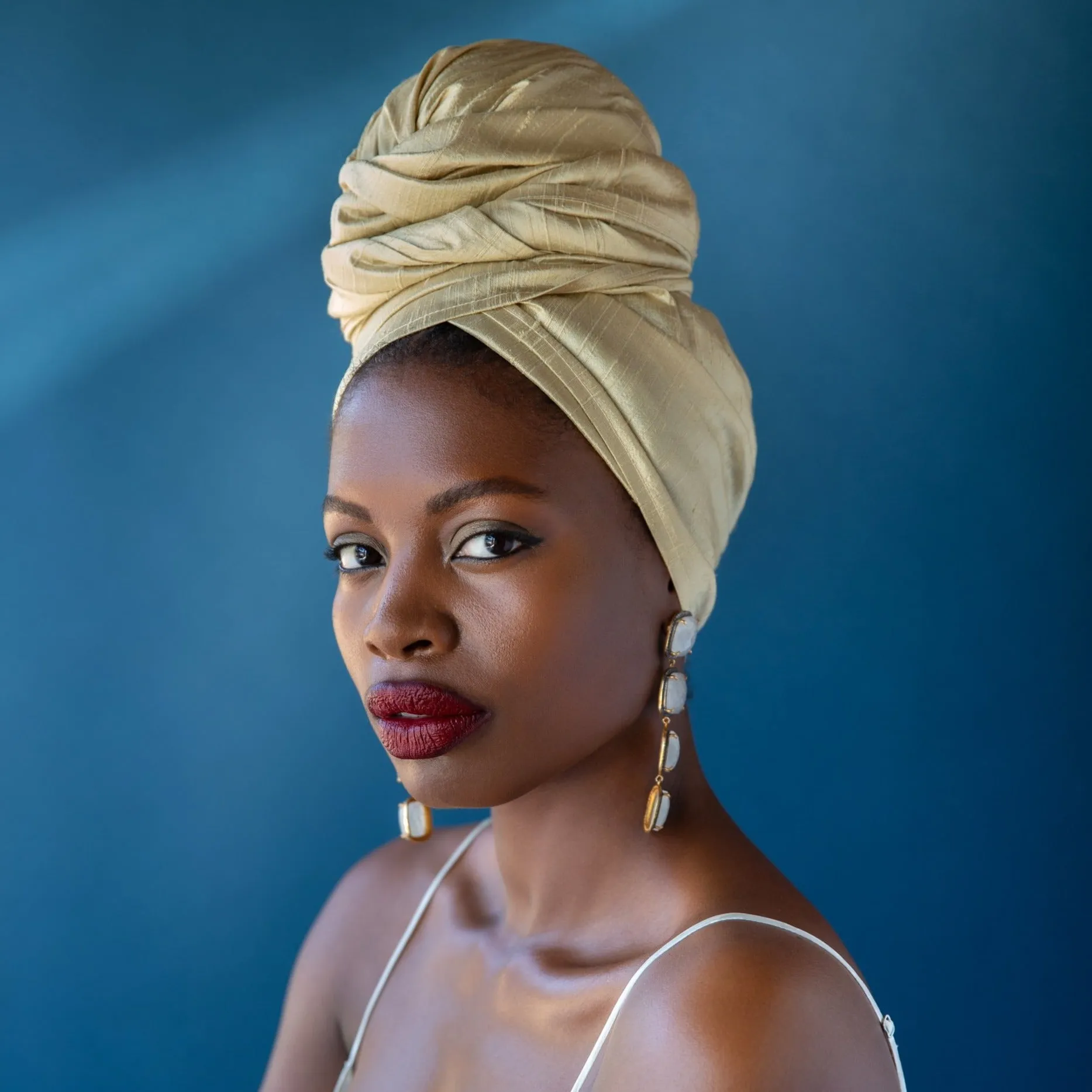 Pearl Silk Headwrap