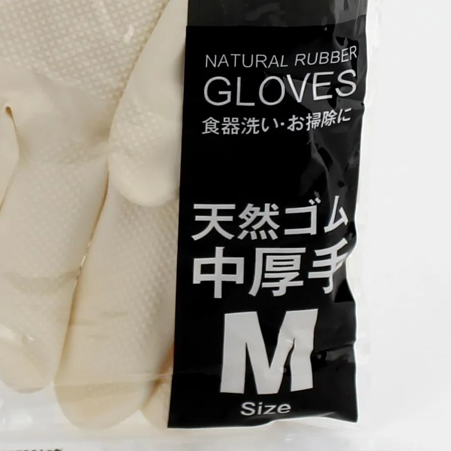 Rubber Gloves -M (Rubber/M/Thick/30cm/d.21cm (1pr))