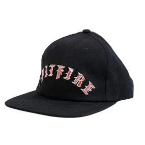 Spitfire - Old E Arch Strapback Black/Red/Green