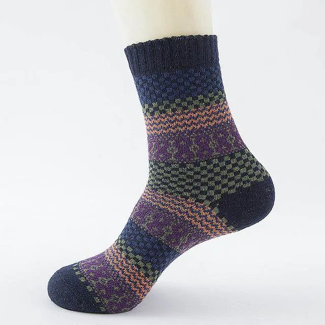 Stripe Wool Socks