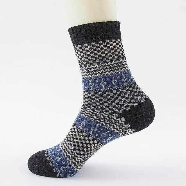 Stripe Wool Socks