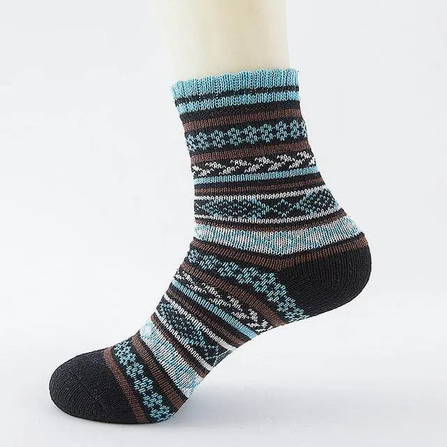 Stripe Wool Socks