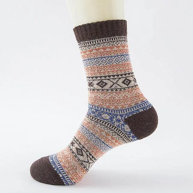 Stripe Wool Socks