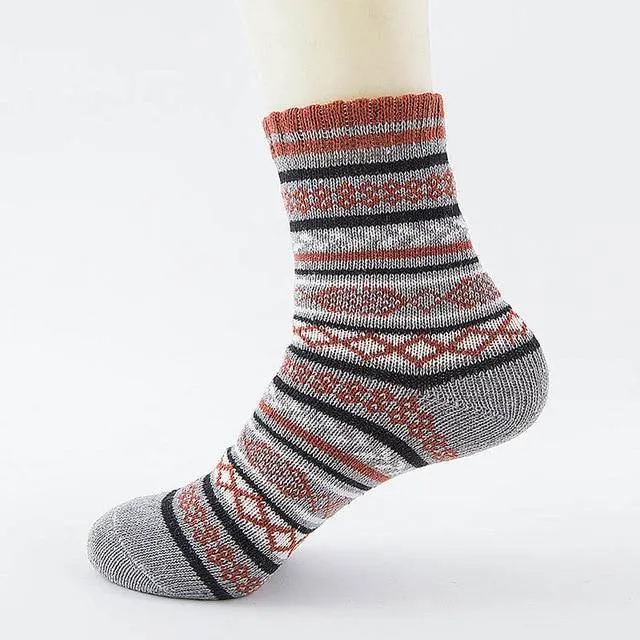 Stripe Wool Socks