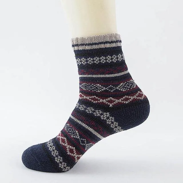 Stripe Wool Socks