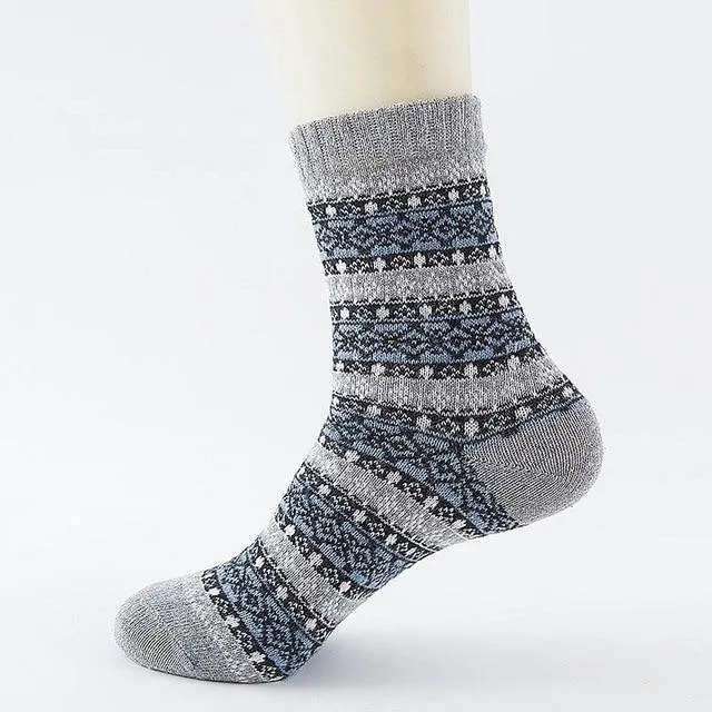 Stripe Wool Socks