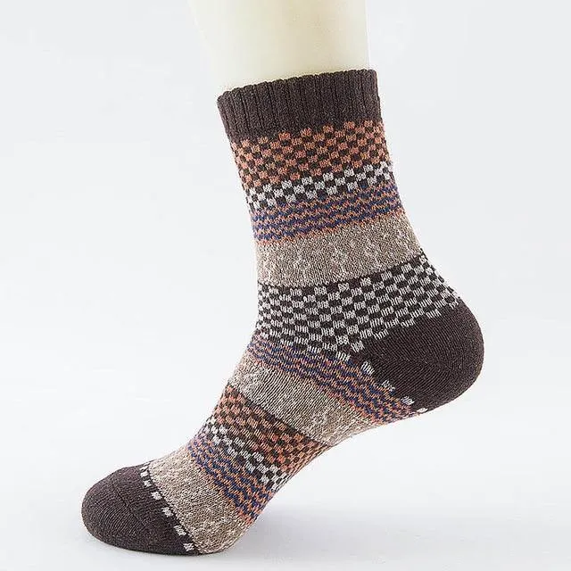 Stripe Wool Socks