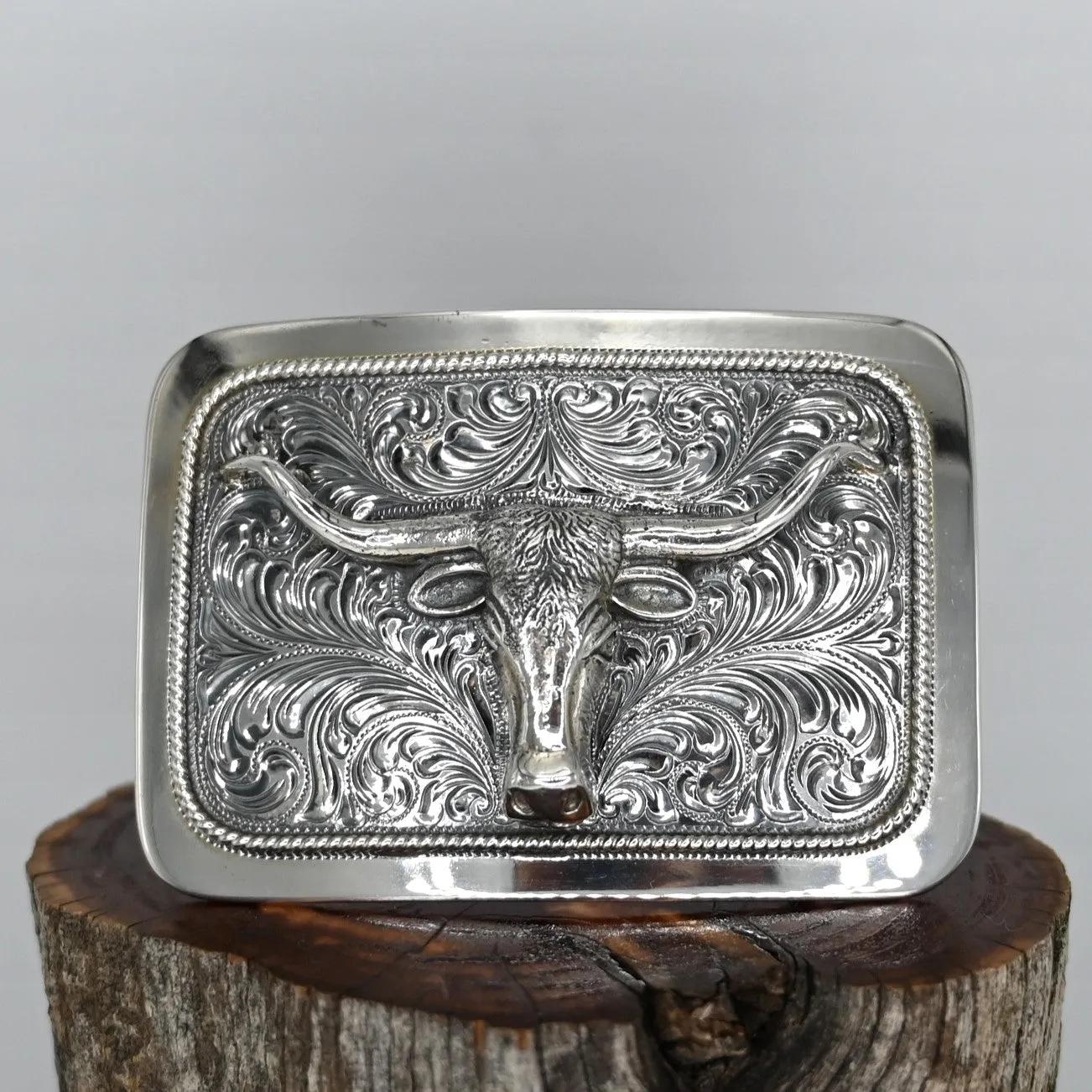 The Galveston Longhorn Buckle