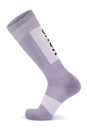 Unisex Atlas Merino Snow Sock Thistle Cloud