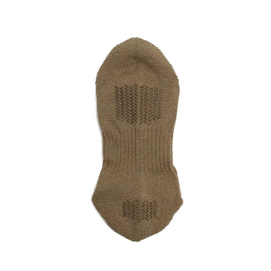 WA-SHI Socks Quarter - Brindle/Coffee Bean