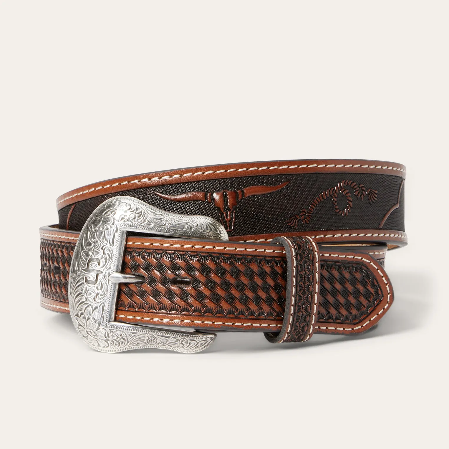 Western Icons Tooled Belt