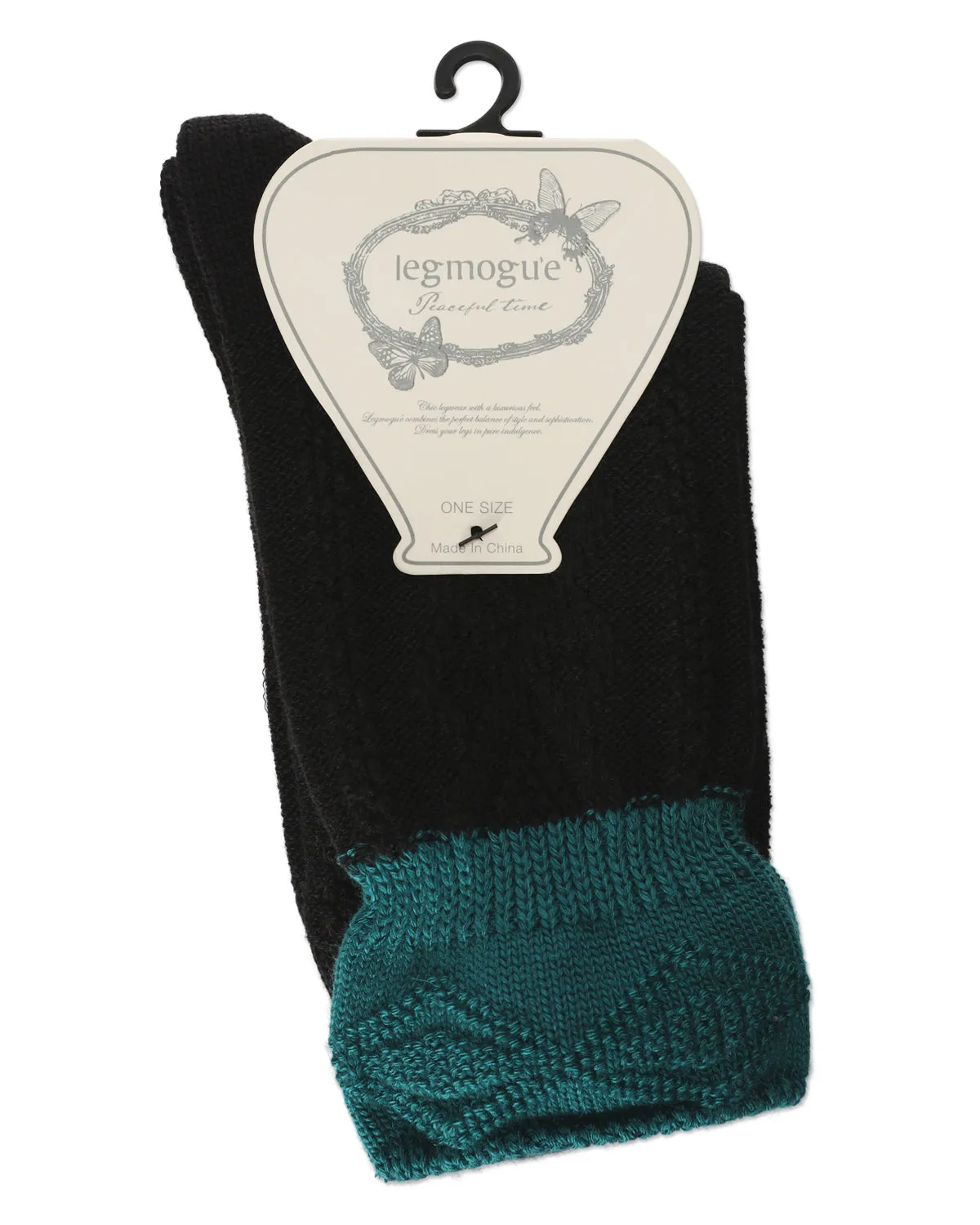 Women's Diamond Bits Soft-Fit Two-Tone Crew Sock